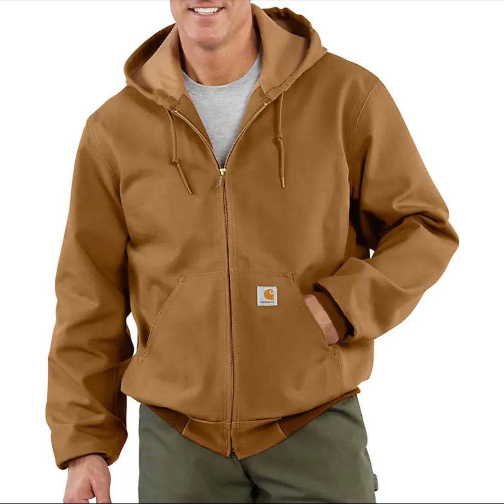 New Carhartt Jacket LOOSE FIT FIRM DUCK THERMAL-LINED ACTIVE JACKET